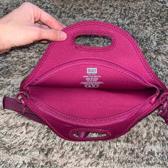 Built NY gourmet to go lunch striped tote bag - Picture 4 of 10